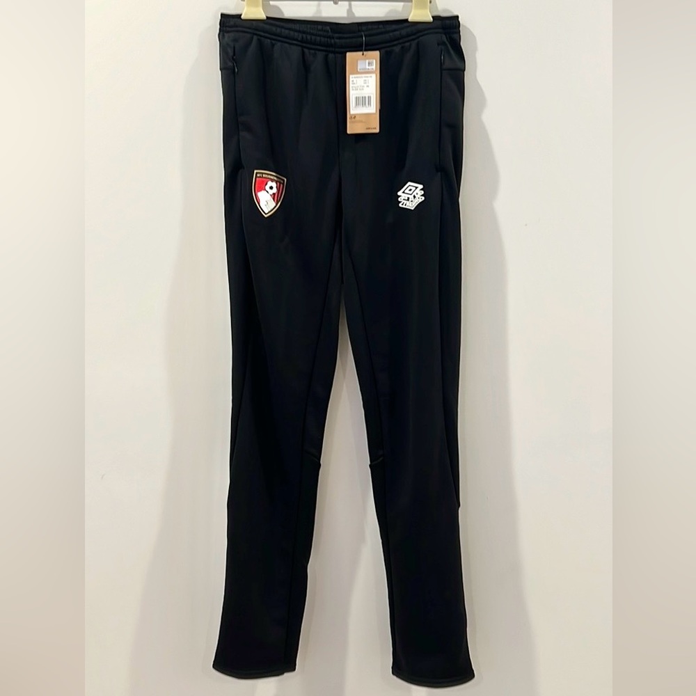 AFC Bournemouth Umbro black tapered training pant size S Brand new with tags